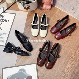 [Thảo Em - GC61] Giày búp bê nữ gót 3p da mềm phủ nano [Sẵn Hàng - Full Box]