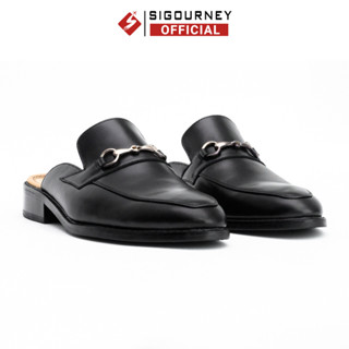  Giày Sục Nam Da Bò Cao Cấp SIGOURNEY SCC-15 Lót Da Mộc Đế Phíp Gỗ Bảo Hành 18 Tháng 