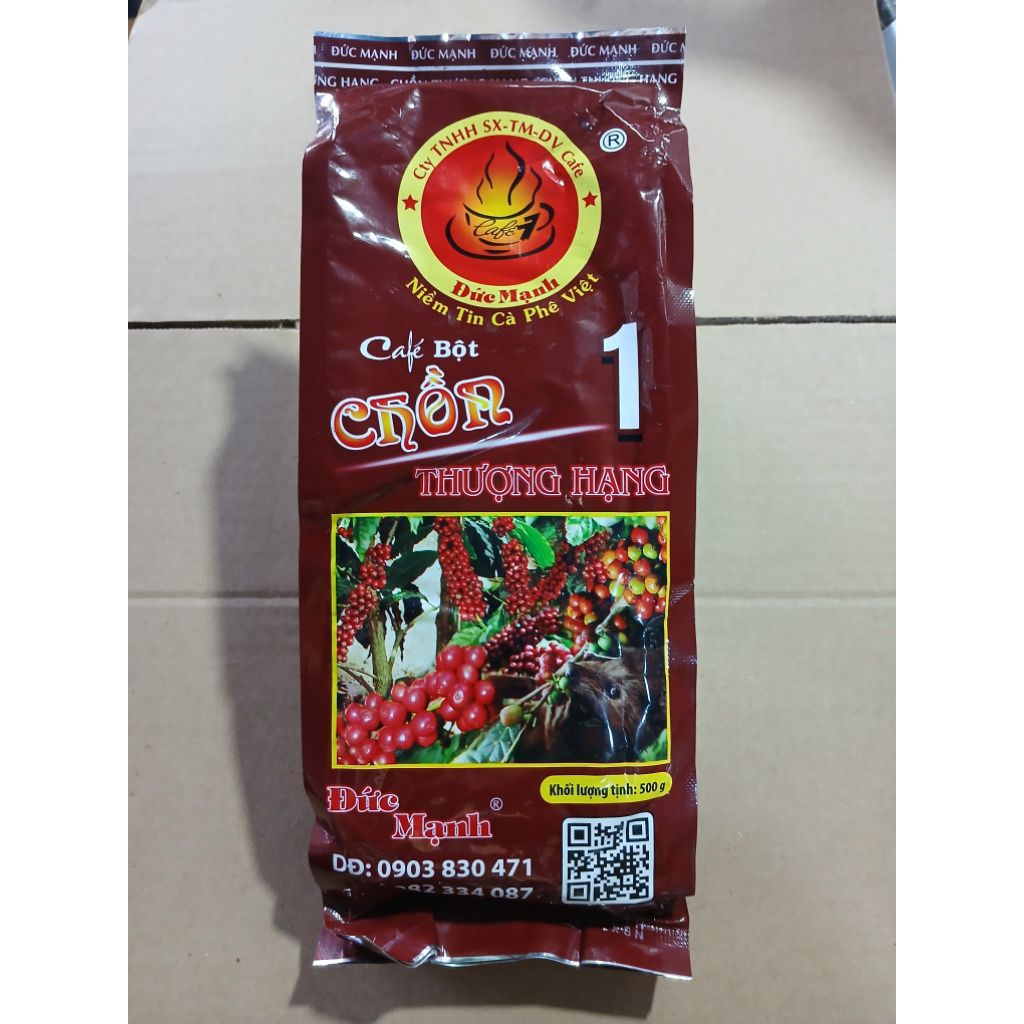 CÀ PHÊ CHỒN THƯỢNG HẠNG (ĐỨC MẠNH) gói 500g