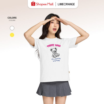 Áo thun Nữ LIMEORANGE Kpop style Tshirt LO25221101