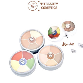   Hoa toc  Bảng triệt sắc Kryolan dạng ô nhỏ 6 ô màu tự nhiên che mọi khuyết điểm hũ chiếtst sẽ 
