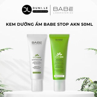Kem Dưỡng Ẩm Babe Stop AKN 50ml Phục Hồi Kiềm Dầu Giảm Mụn | Duni Le Cosmetics