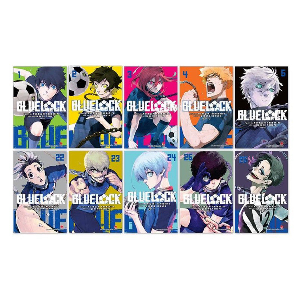 Truyện Tranh | Bluelock - COMBO 10T - Trọn bộ 29 Tập FULL 26 Tập - TÁI BẢN ko seal ko quà - BLUE LOC