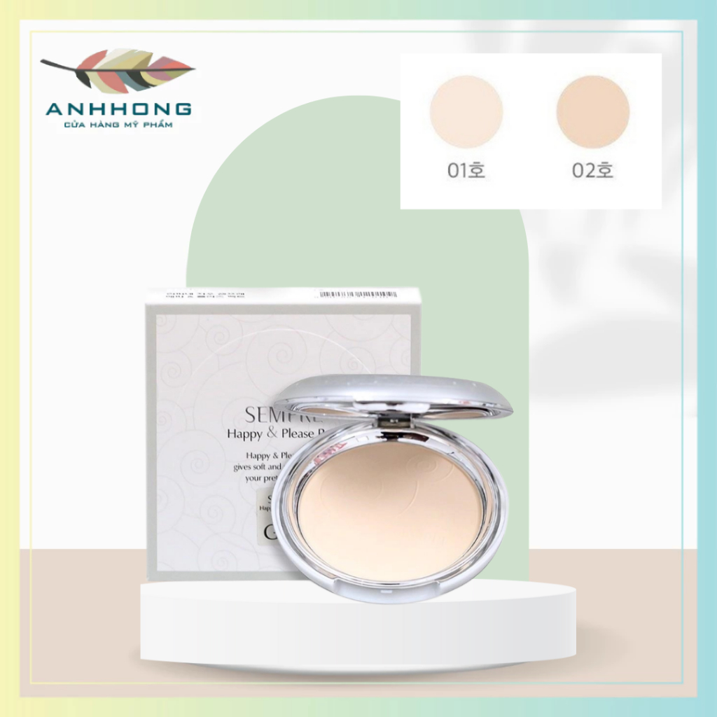 Phấn Geo Ngọc Trai Sempre Happy & Please Pact