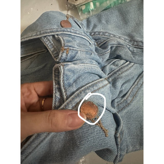 Yếm Denim xuất ( LỖI NÚT )