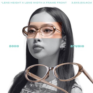   Kèm Tròng Chống ASX  Gọng kính MYTH form oval xu hướng Soho Studio thanh mảnh hợp mặt mọi mặt 