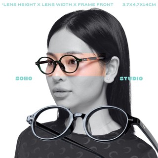   NEW 2025  Gọng kính KIM form oval xu hướng Soho Studio phong cách y2k hợp mặt nhỏ - vừa 