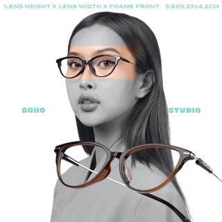   Kèm Tròng Chống ASX  Gọng kính UMA Soho Studio gọng mắt mèo tròng to gọng thanh mảnh hợp mọi mặt 