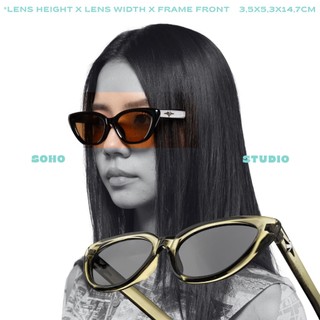  Kính mát nam nữ thời trang SOUTH Soho Studio gọng mắt mèo thon gọn mặt dễ đeo 