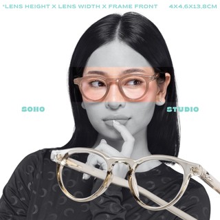  Gọng kính CELIA Soho Studio form tròn trung bình unisex không kén mặt 