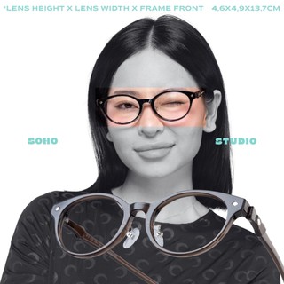   Kèm tròng chống ASX  Gọng kính COPEN form oval bầu thiết kế mới Soho Studio hợp mặt nhỏ-vừa 