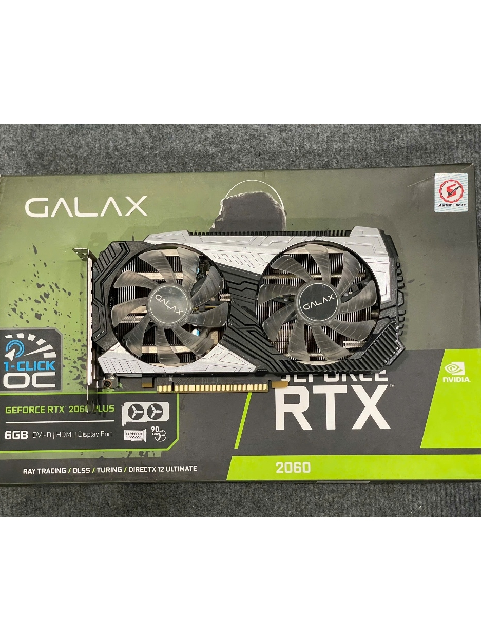Card Màn Hình VGA RTX 2060 Galax Plus 6GB GDDR6 Full Box
