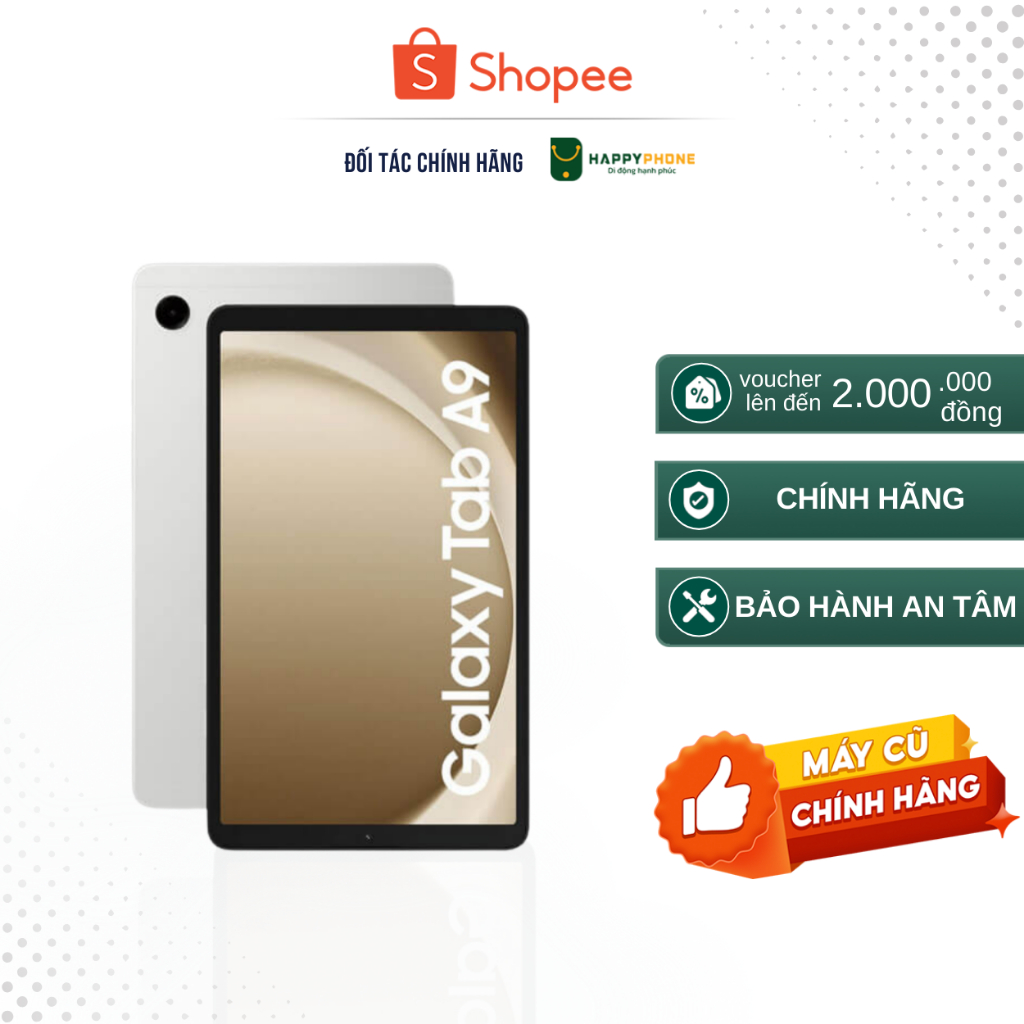 [Máy cũ] Máy Tính Bảng Samsung Galaxy Tab A9 Wifi 4GB/64GB