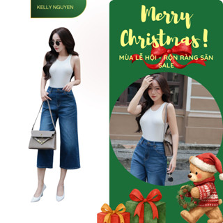  Quần Jean lửng 7 tấc co giãn Kelly Nguyen 