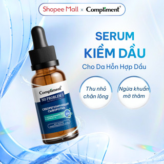  Serum Kiềm Dầu Giảm Mụn Compliment Niacinamide & Zinc - Sáng Da Mờ Thâm Se Khít Lỗ Chân Lông 27ml 