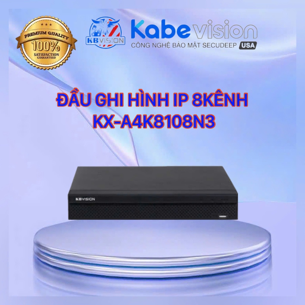 Đầu ghi hình camera IP 8 kênh KBVISION KX-A4K8108N3