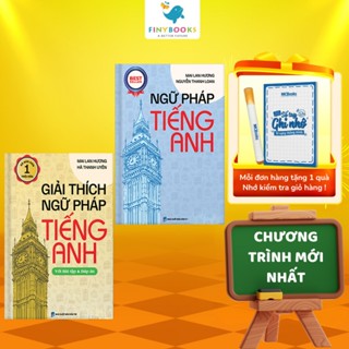 Sách - Combo Ngữ pháp tiếng anh, Giải thích ngữ pháp tiếng anh - Mai Lan Hương (Tái bản 2024)