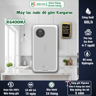 Máy Lọc Nước Kangaroo Hydrogen KG400HU Nhỏ Gọn, Không Bình Áp, Công Suất Lọc 60L/h - Bảo Hành 2 Năm