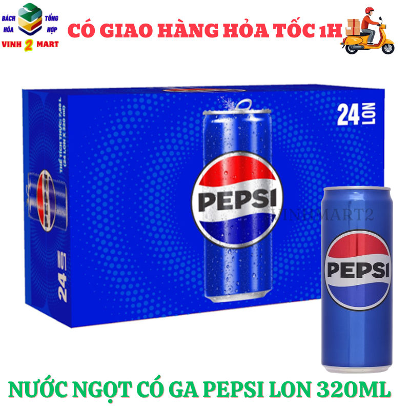 Nước ngọt Pepsi Cola lon 320ml