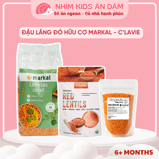 Đậu lăng đỏ hữu cơ markal 500g