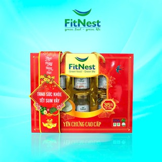 Yến Chưng Đường Phèn Tự Nhiên FitNest Bồi Bổ Sức Khỏe, Tăng Cường Miễn Dịch (Hộp 6 hũ x 70ml)