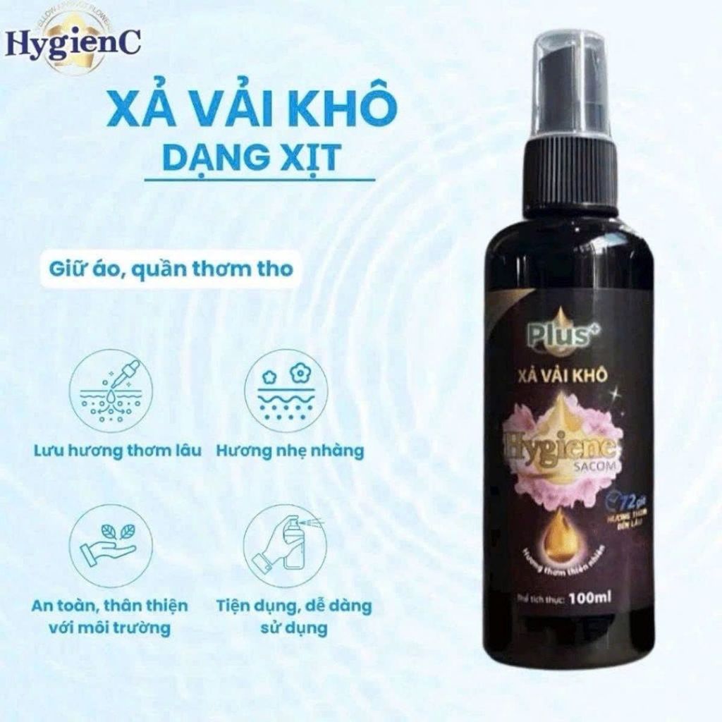 [HÀNG HÓT] Xịt thơm quần áo hygiene Dùng xịt quần áo,Xịt phòng Thơm nức mũi