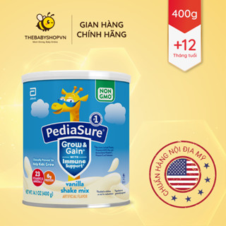  Sữa bột Pediasure Grow & Gain 400g của Mỹ đủ vị - Chuẩn Mỹ Ship Air 