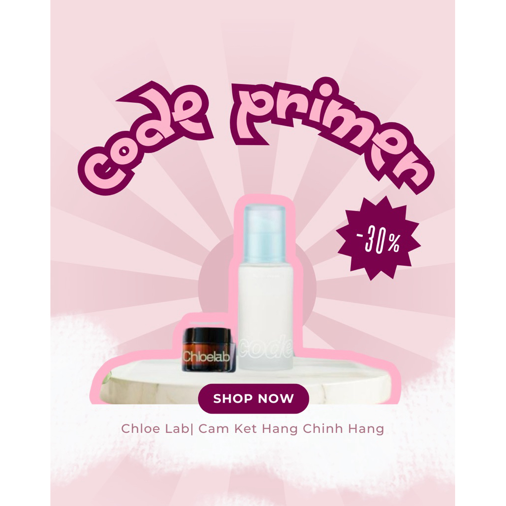 ( chiết ) Kem lót Code Glokolor Fix-on Primer Hydro