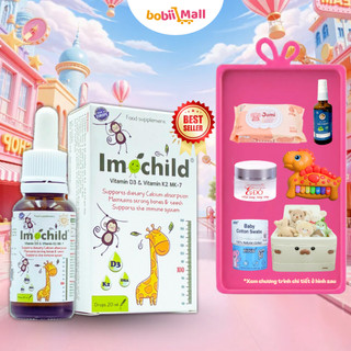   ✨QUÀ XỊN  D3K2 Vinmec Đa Ưu Điểm IMOCHILD D3 K2 MK7 DHA Cho Bé Tăng Chiều Cao Xương Chắc Khỏe Cải ThiệnTríNão 