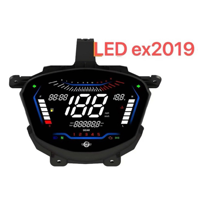 Đồng hồ điện tử Led cho xe Exciter 150 2019