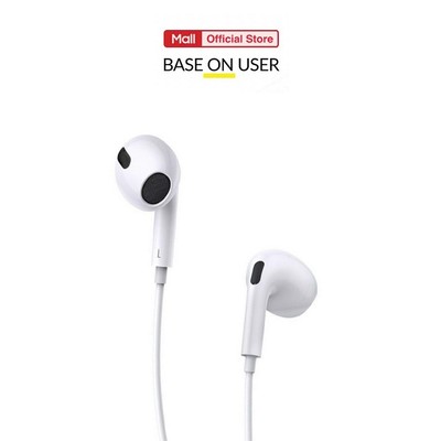 Tai nghe nhét tai Baseus Encok H17 jack 3.5mm tích hợp micro chất liệu ABS siêu bền dài 1.1M