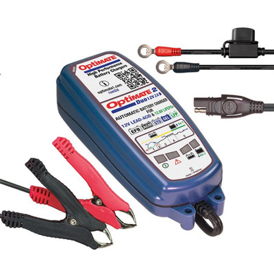 Sạc bình ắc quy ô tô OptiMate 2 DUO 12V 2A chống ngược cực, không gây quá sạc, sạc bảo dưỡng ắc quy