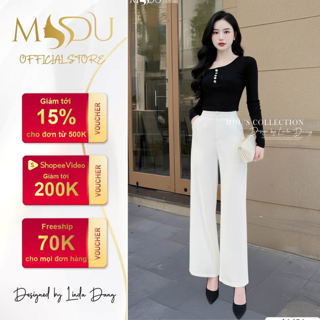 Áo Thiết Kế  A1654 Chất Petit Gân Cao Cấp Co Giãn Từ MDU