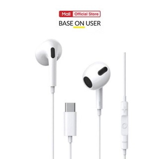  Tai nghe có dây chân cắm Type-C Baseus Encok C17 dùng cho Android Oppo Samsung IP15 16 17 tích hợp Micro dài 1.1M 