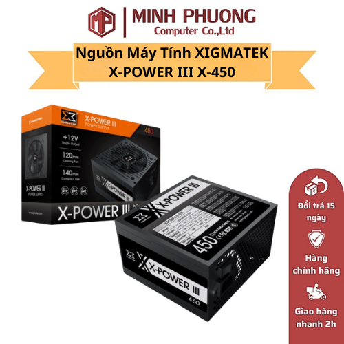 Nguồn Máy Tính XIGMATEK X-POWER III X-450 - Hàng Chính Hãng