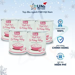   COMBO 5 Lon 850g  Hạt Nổ Củ Năng ZESTTY  Hồng Trắng  Giòn Dai Làm Topping Trà Sữa Giá Sỉ 
