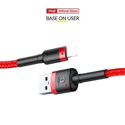 Cáp sạc nhanh, siêu bền Baseus Cafule USB dùng cho 6/7/8/10/11/12/13/14Pro Max dài 1m/2m/3m