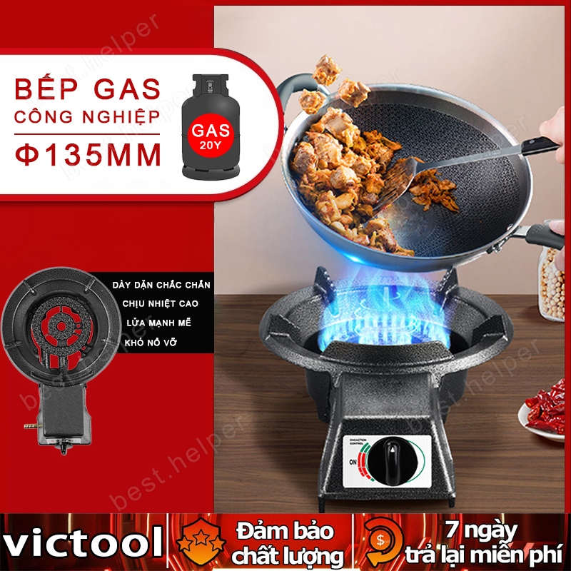 Bếp Gas Công Nghiệp bếp gas đơn bếp khè đun nấu siêu nhanh Trọng Lượng Nhẹ - bảo hành 36 tháng
