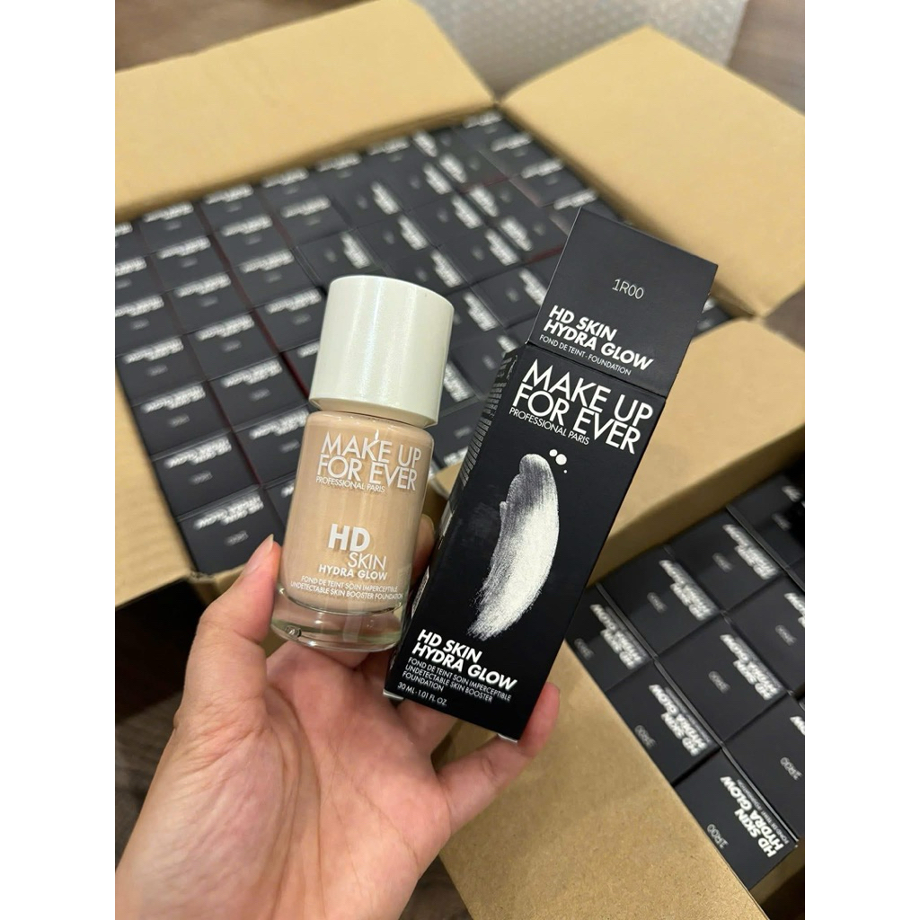 Kem nền M.A.K.E UP 4ever HD Skin Hydra glow fullsize fullbox 30ml tone 1Y00 & 1R00