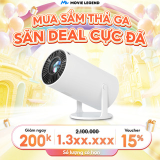 [ HOT 2025 ] Máy Chiếu S6 - Máy Chiếu Movie Legend - Hỗ Trợ Full HD