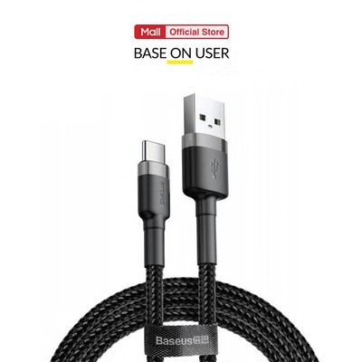 Cáp sạc nhanh USB to TypeC Baseus Cafule truyền dữ liệu dùng cho Android/Oppo/Samsung/IP15/16/17 dài 1m/2m/3m