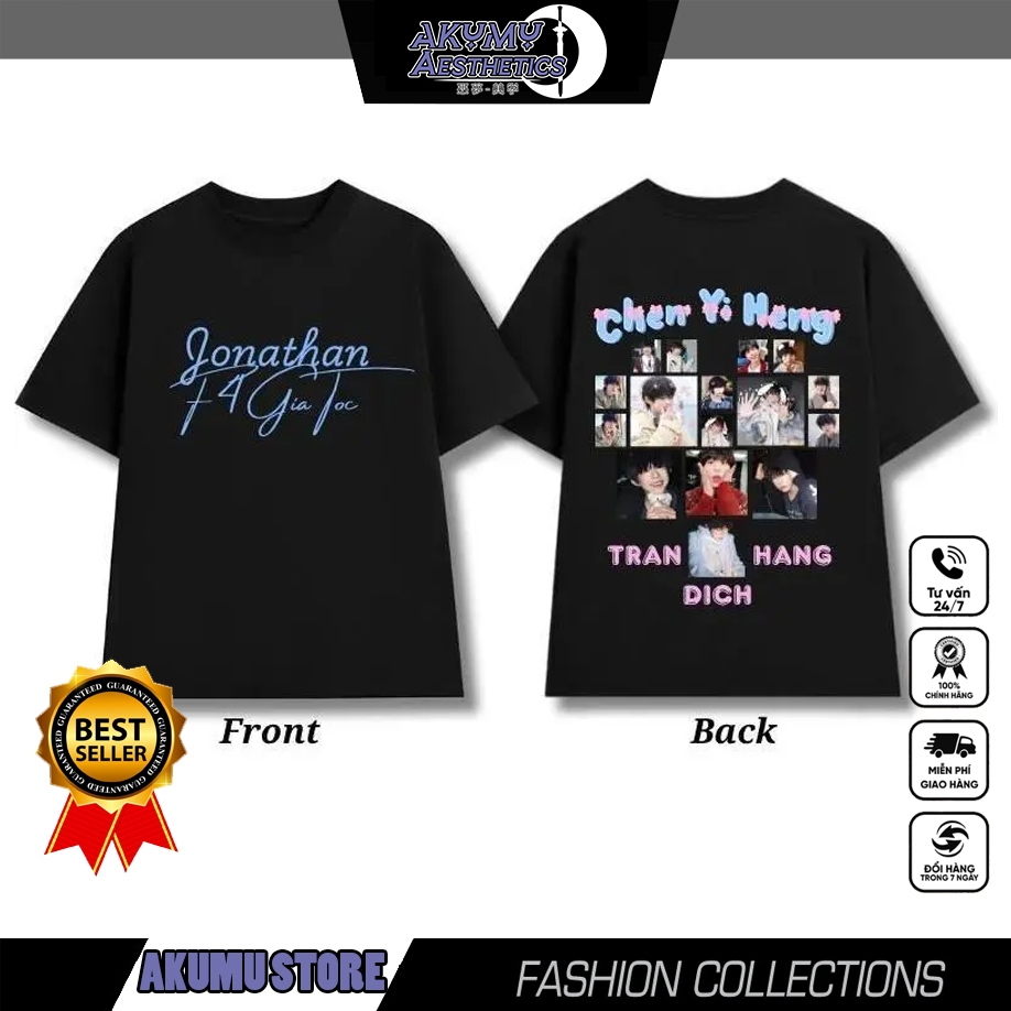 Áo thun Jonathan ChenYiHeng Trần Dịch Hằng Nhóm TF FAMILY TF GIA TỘC - CONAN, KAITO KID Thám tử lừng