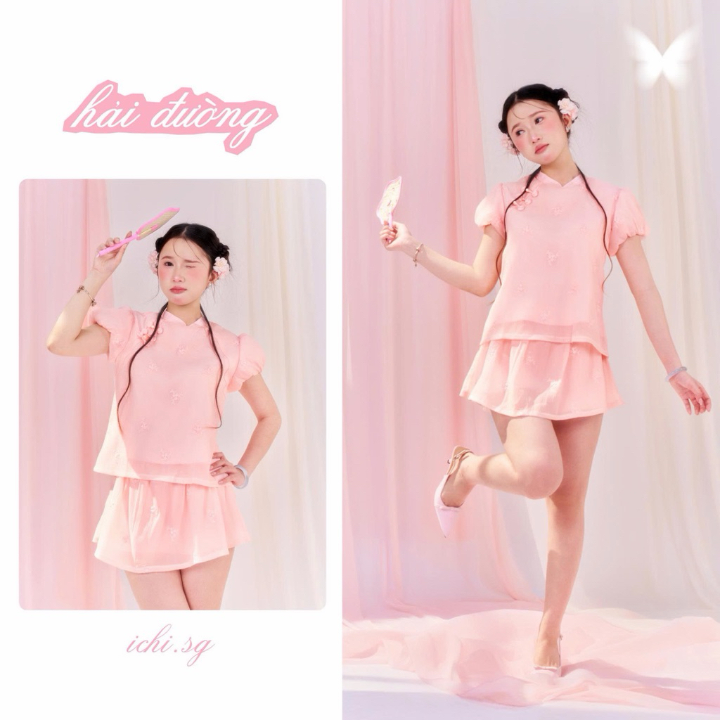 Mùa Yên - Set ngắn Hải Đường - ICHI.SG