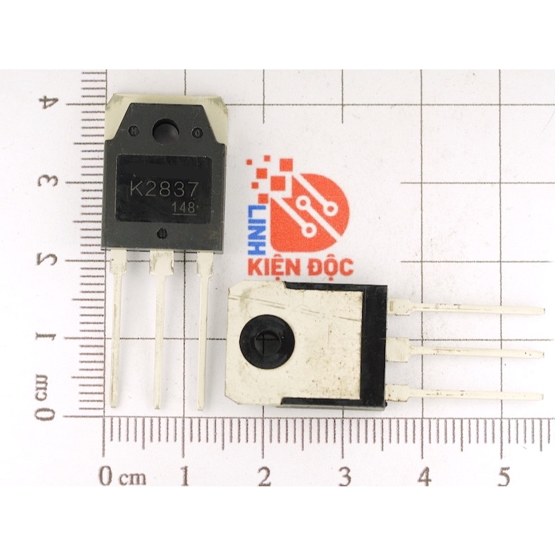 [Combo 2 chiếc] K2837 2SK2837 2837 Mosfet kênh N 500V 20A chân TO-3P mới