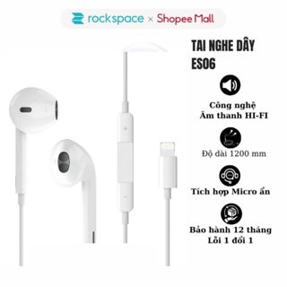 Tai nghe nhét tai có dây ROCKSPACE ES06 jack cắm có mic kết nối bluetooth hàng chính hãng bảo hành 12 tháng