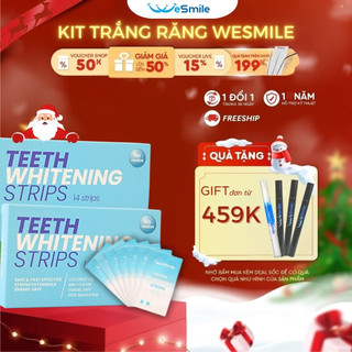   Wesmile  Miếng dán trắng răng WESMILE cao cấp miếng dán trắng răng nhanh chóng không gây ê buốt không bào mòn răng 