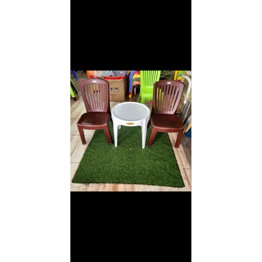 COMBO 10 GHẾ NHỰA NHỎ 7 SỌC DUY TÂN, GHẾ DỰA DUY TÂN, GHẾ DUY TÂN