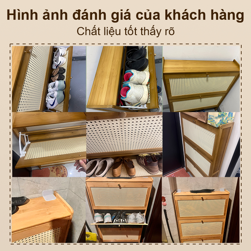 SUNNY BIERE Hộp đựng giày Cây tre giá giày Kệ giày dung tích lớn Kệ giày dung tích lớn Phong cách | BigBuy360 - bigbuy360.vn
