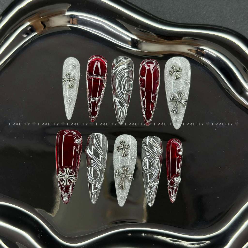 [H66] Nailbox thiết kế - Forever Red - Độ bóng cao