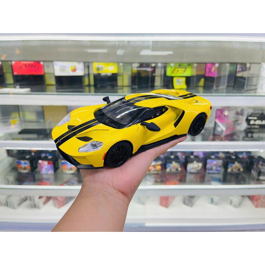 Mô hình xe Ford GT full open có đèn âm thanh tỉ lệ 1:24 Chezhi CZ241182